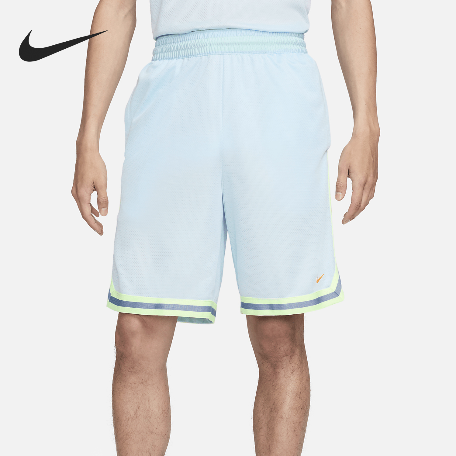 耐克男士刺绣印花篮球短裤