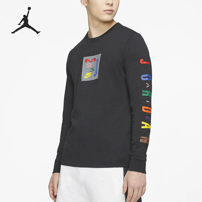 Nike/耐克正品JORDAN 23 ENGINEERED 男子针织圆领长袖T恤 AT8814