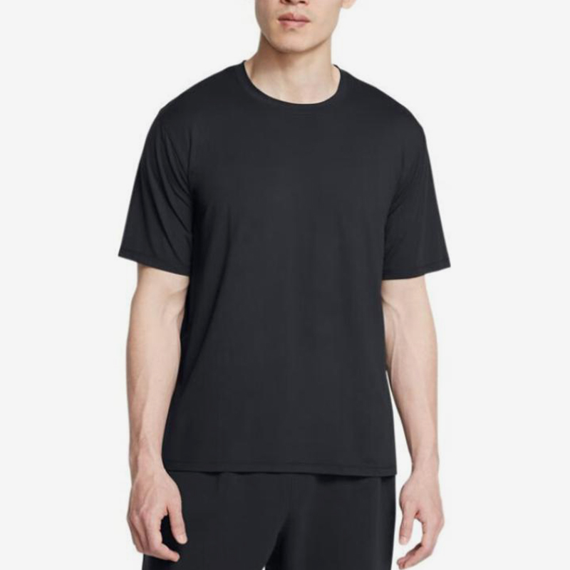 UA/安德玛正品2025新款男士圆领简约干爽复古短袖T恤1387389-001