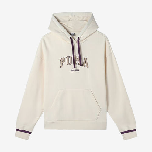 Puma彪马正品VARSITY 2.0女连帽套头长袖修身弹性卫衣686189-87