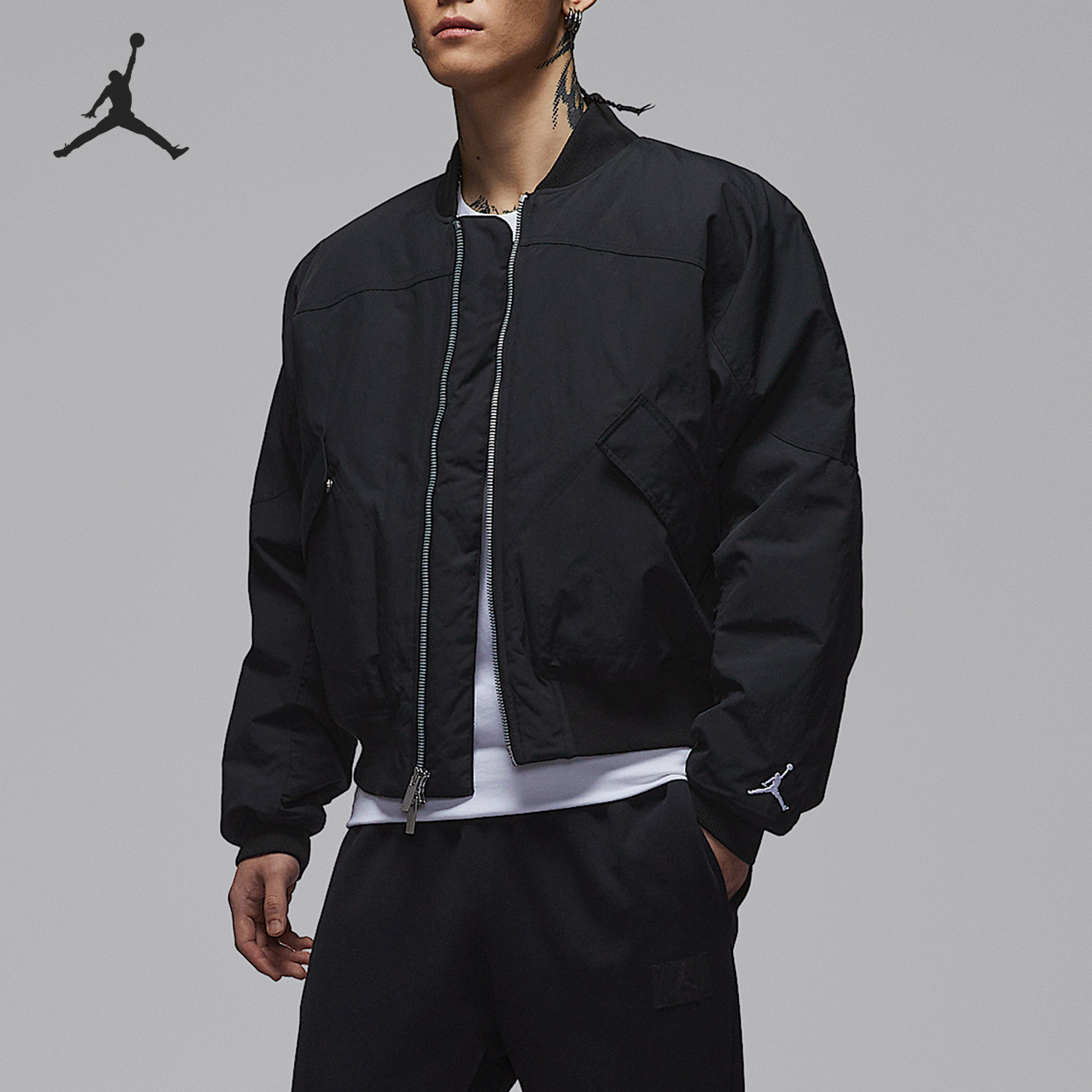 Nike/耐克官方正品JORDAN男士保暖耐穿刺绣运动棉服IH0872-010