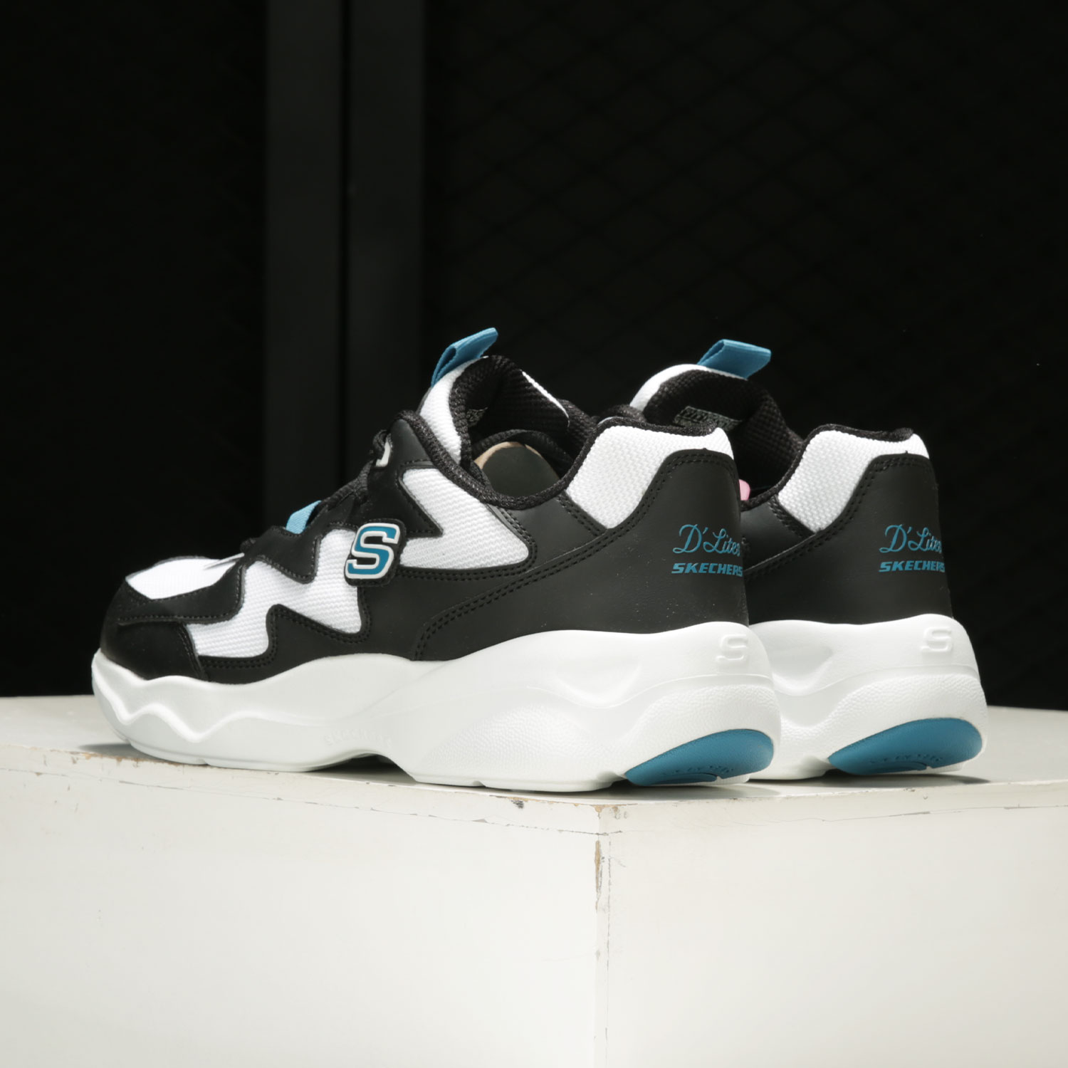 斯凯奇D'LITES女子厚底老爹鞋