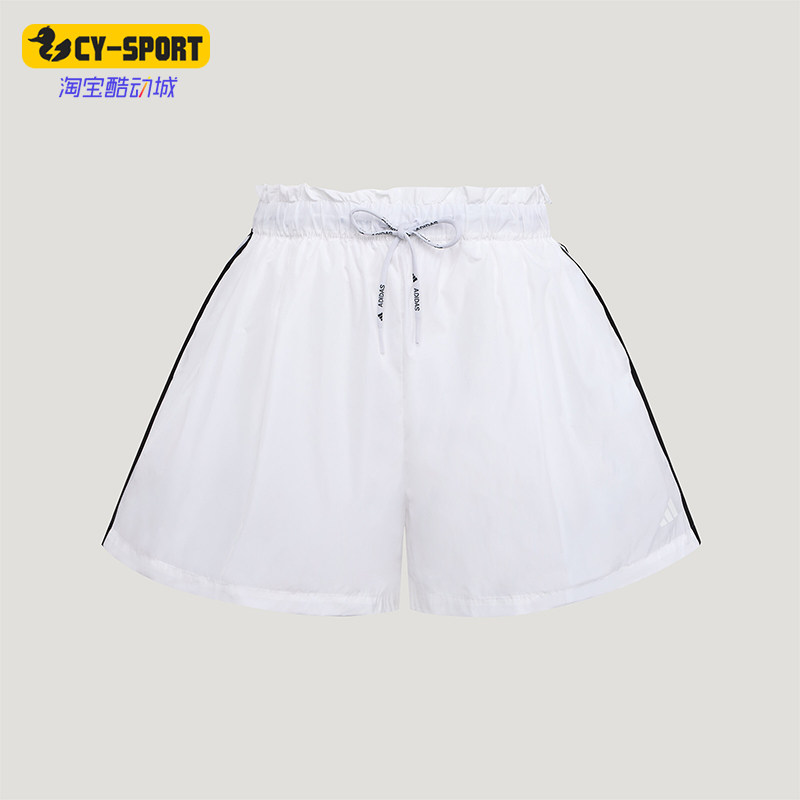 Adidas/阿迪达斯正品女士足球梭织经典宽松运动休闲短裤LD2952
