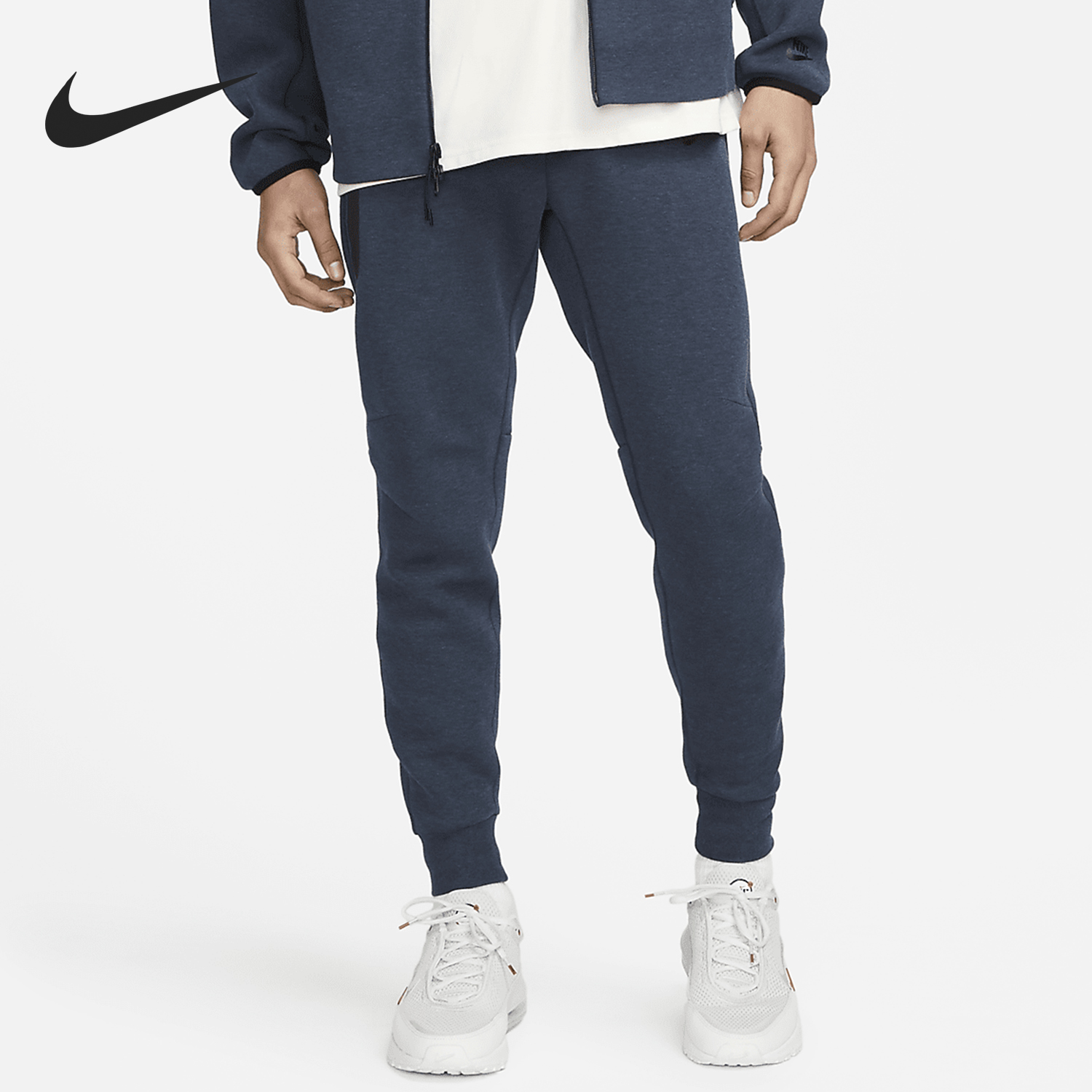 Nike/耐克正品Tech Fleece男士束脚印花耐穿长裤FB8002-473