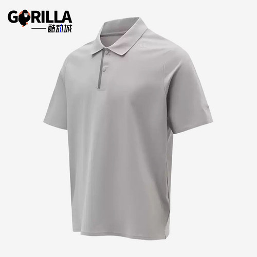 Adidas/阿迪达斯正品新款男浅灰色轻盈吸湿经典短袖Polo衫KG0819