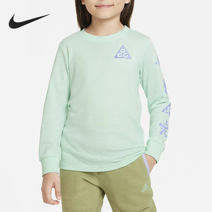耐克正品 T恤FB0065 秋季 小童运动休闲华夫格长袖 379 新款 Nike