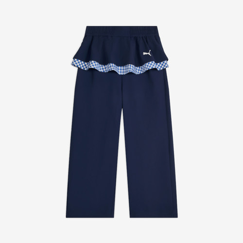 Puma/彪马正品新款儿童复古裙摆拼接宽松时尚长裤951165-01