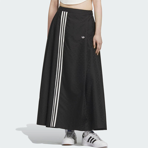 Adidas/阿迪达斯正品三叶草女士运动喇叭状时尚休闲半身裙KC5843