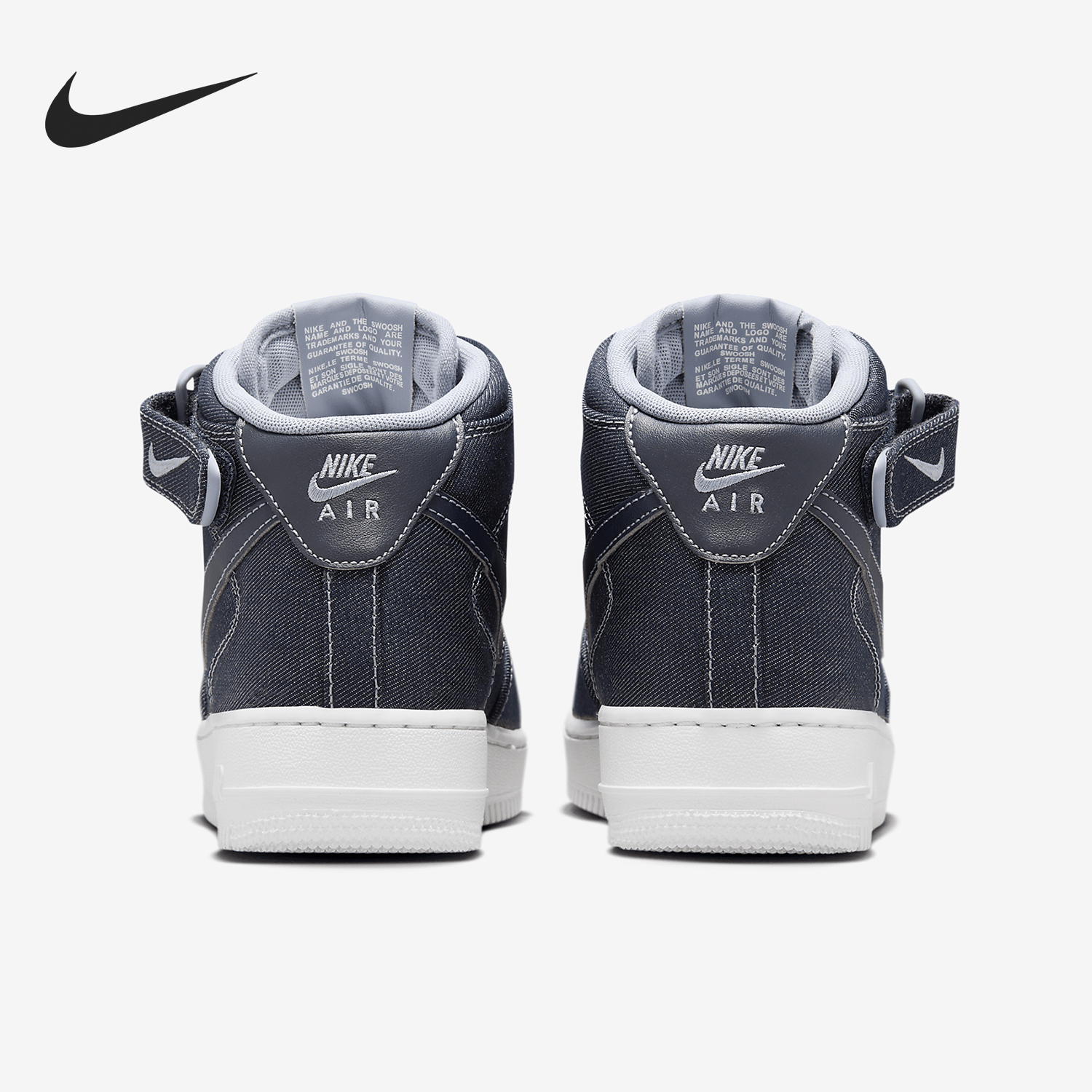 Nike/耐克正品Air Force 1女士魔术贴复古透气板鞋DD9625-400