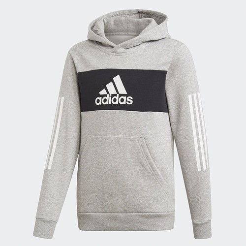 Adidas/阿迪达斯正品当季新款男大童休闲运动连帽卫衣 ED6500