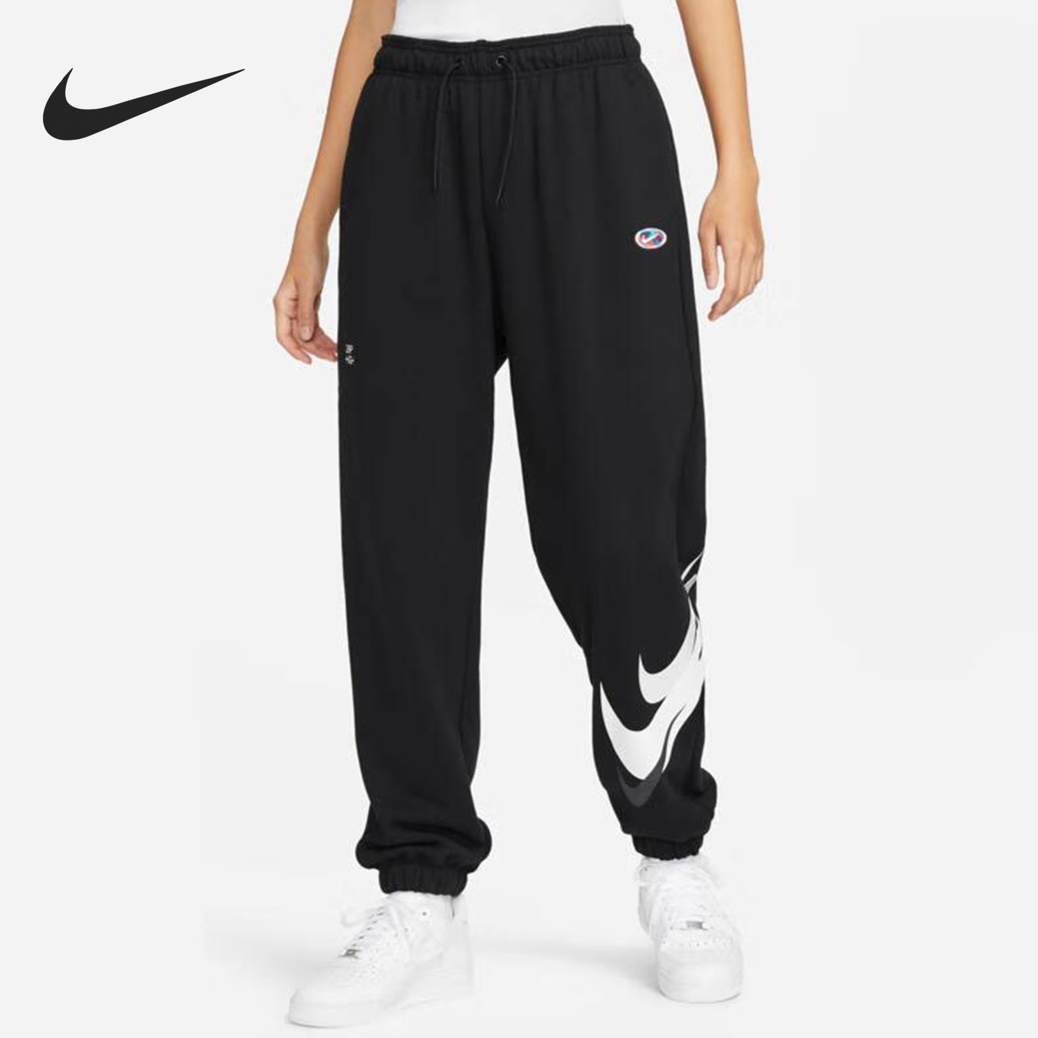 耐克女士束脚运动针织长裤