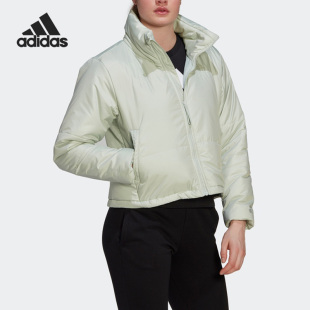 冬季 新款 阿迪达斯官方正品 Adidas 女子运动保暖立领棉服HG8754