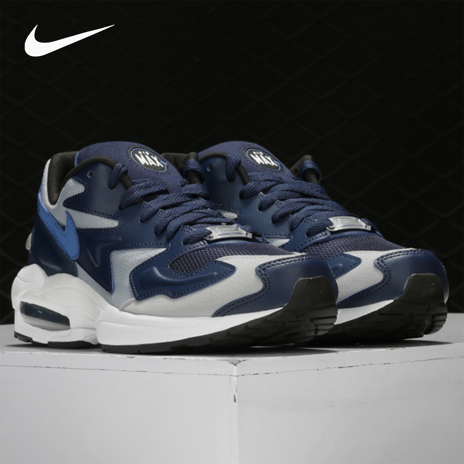 Nike/耐克正品 AIR MAX2 LIGHT 新款男子气垫运动休闲鞋 AO1741