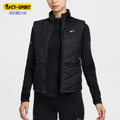 女士反光保暖拼接立领运动棉马甲HV2656 冬季 010 耐克正品 Nike