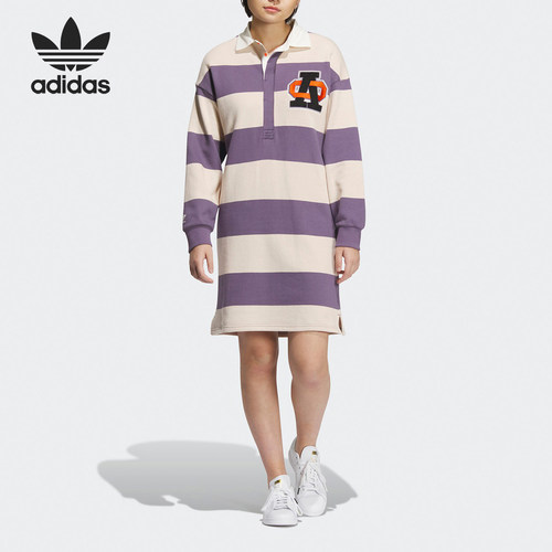 Adidas/阿迪达斯女子长袖连衣裙