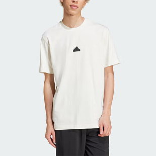 宽松运动训练短袖 图案印花男士 IW2686 阿迪达斯正品 Adidas