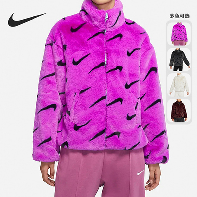 耐克新款女人造毛皮夹克外套