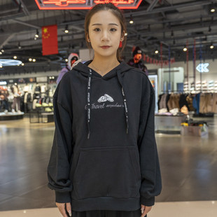 李宁19冬季米奇联名款女子宽松型套头连帽卫衣AWDP602