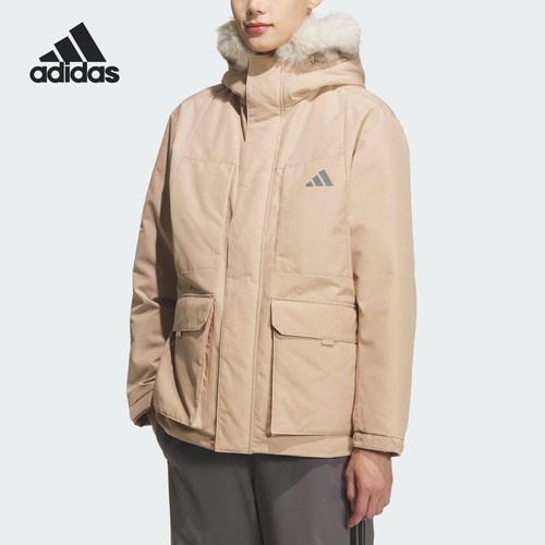 阿迪达斯男女梭织保暖羽绒服
