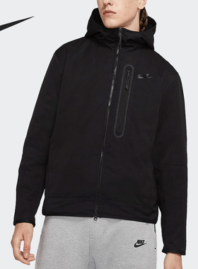 Nike/耐克正品春秋男子拒水连帽针织保暖休闲运动棉服 CU4486