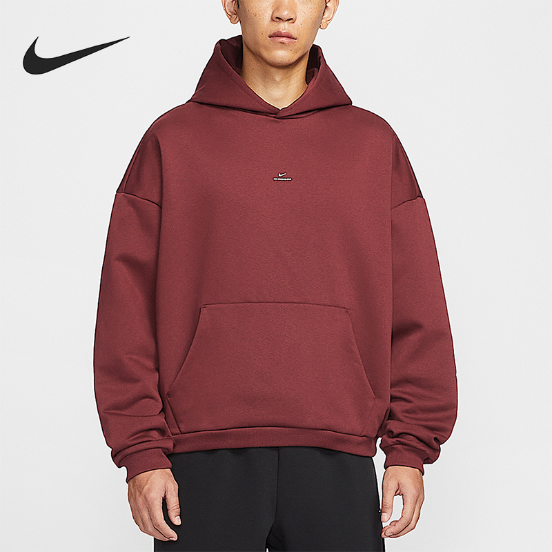 Nike/耐克正品2025男士柔软篮球运动宽松加绒连帽卫衣IM5919-619