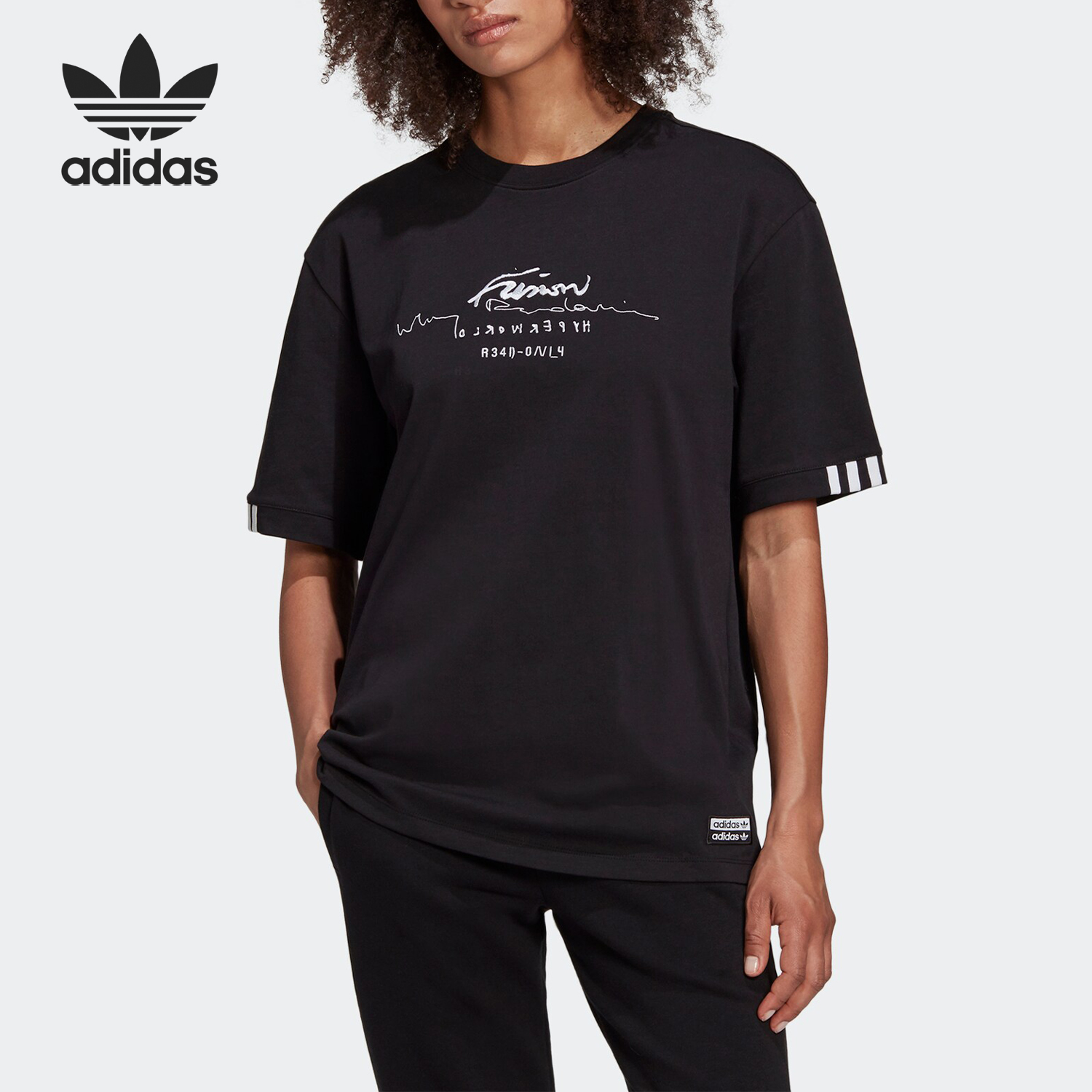 Adidas/阿迪达斯正品 三叶草 女子夏季运动短袖T恤 GD2975