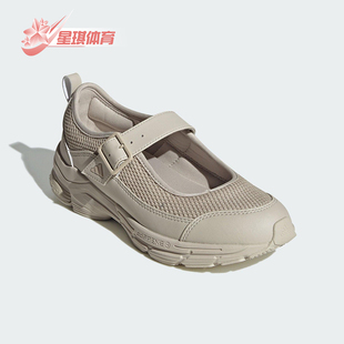 搭扣休闲鞋 2025女士运动透气耐磨经典 JS4056 阿迪达斯正品 Adidas