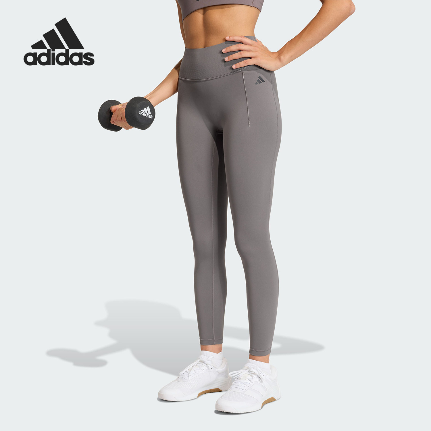Adidas/阿迪达斯官方正品春秋女士紧身运动健身经典长裤JZ1269