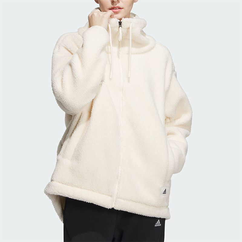 阿迪达斯正品女子加绒外套