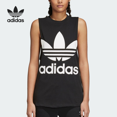 Adidas/阿迪达斯正品三叶草夏季女子运动休闲无袖背心 CE5578