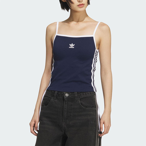 Adidas/阿迪达斯正品三叶草女士休闲运动吊带修身透气背心KE3887