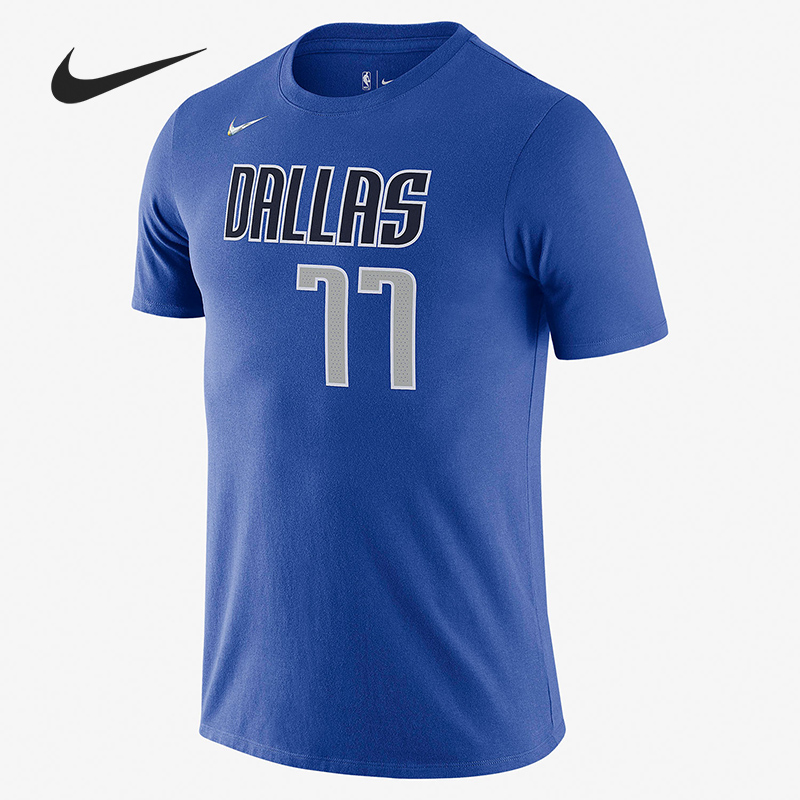 Nike/耐克正品达拉斯独行侠队男子运动短袖上衣 DD6651-480