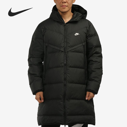 Nike/耐克官方正品男子中长款连帽保暖休闲运动羽绒服 DD6789-010