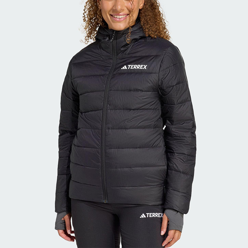 Adidas/阿迪达斯正品W MT ESS D HO J女士运动防风羽绒服KB2149