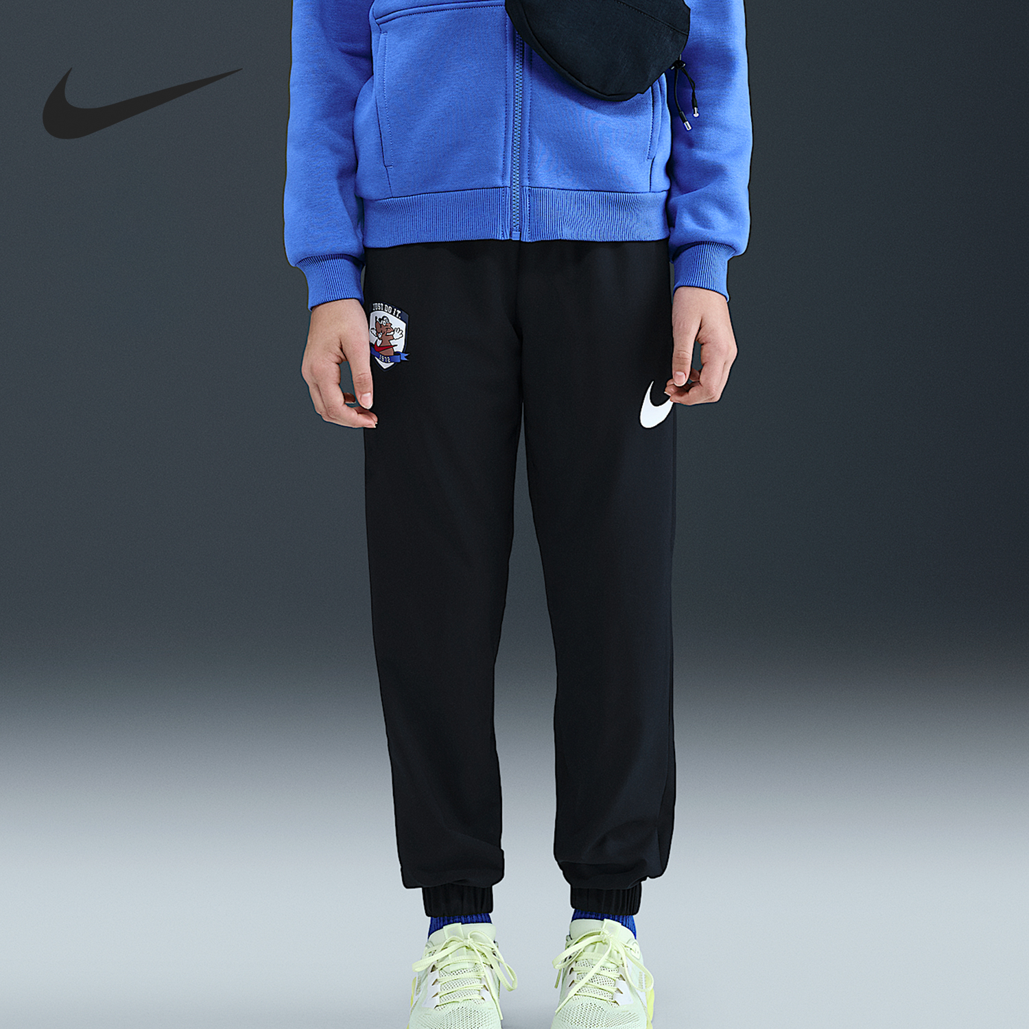 Nike/耐克正品2025夏季大童梭织训练运动透气长裤II0480-010