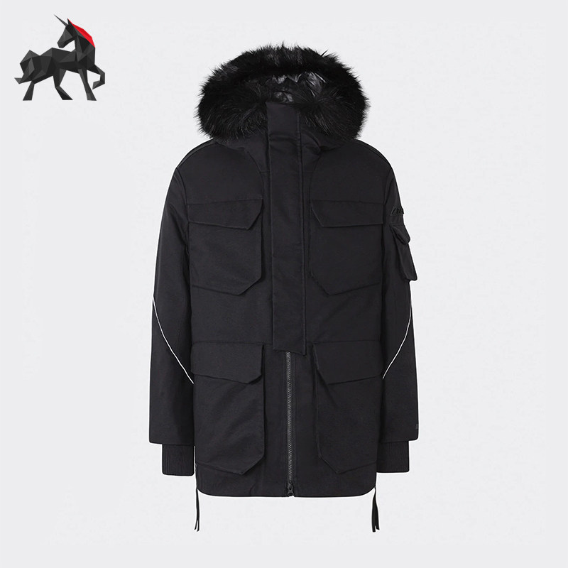 Adidas/阿迪达斯正品FUR HD CR GD PK男女保暖羽绒服HM9698