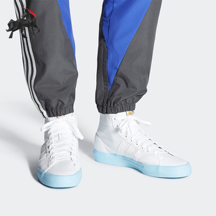 DB3379 三叶草男女潮流耐磨中帮运动板鞋 Adidas 阿迪达斯正品