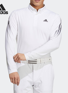 Adidas/阿迪达斯正品 AEROREADY 男子运动长袖POLO衫 HA3124