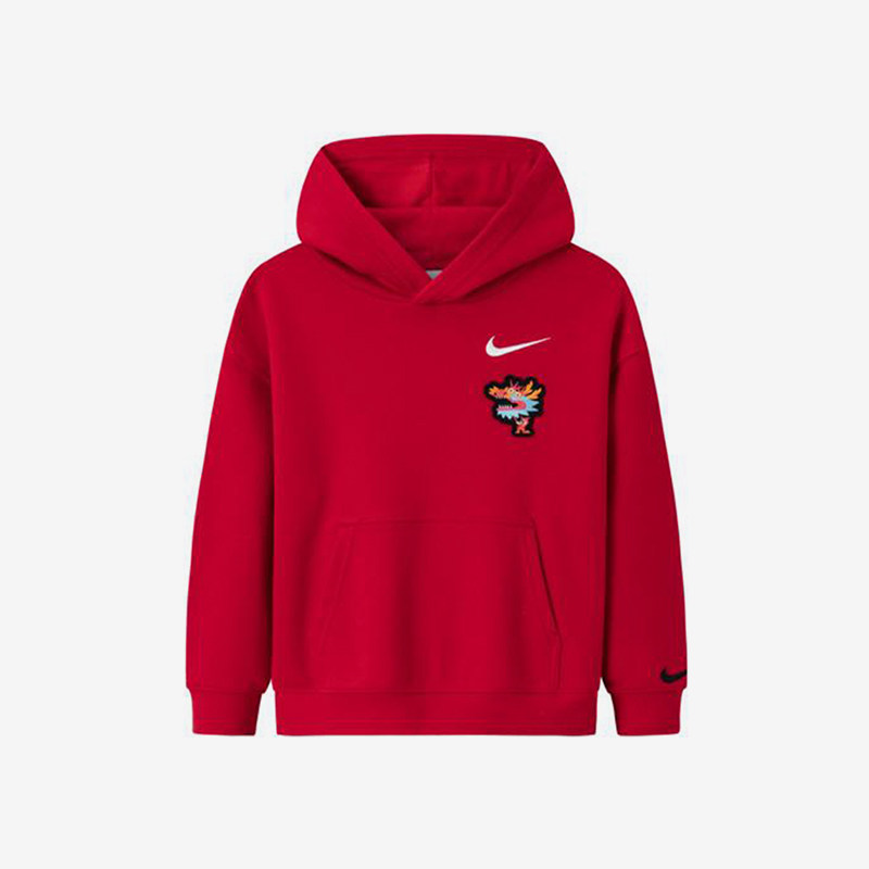 Nike/耐克正品运动小童袋鼠兜连帽运动卫衣套头衫NY2412120PS-001