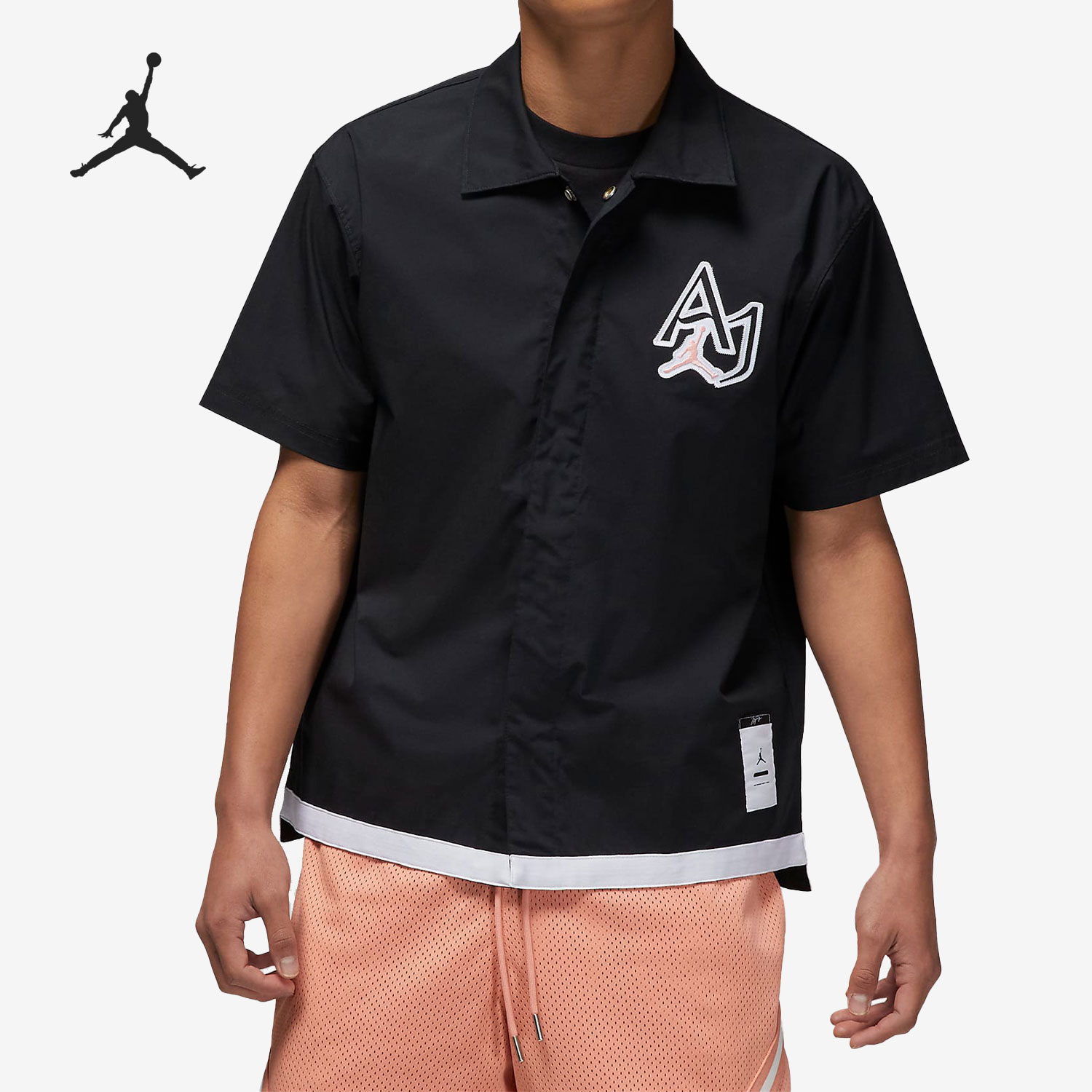 Nike/耐克正品Jordan夏季印花透气男子运动翻领T恤DM1417-010