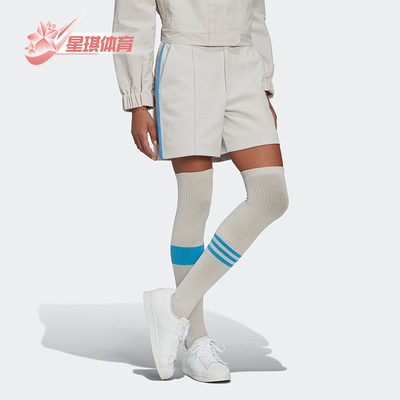 Adidas/阿迪达斯正品三叶草女士中腰运动时尚透气休闲短裤HK7243