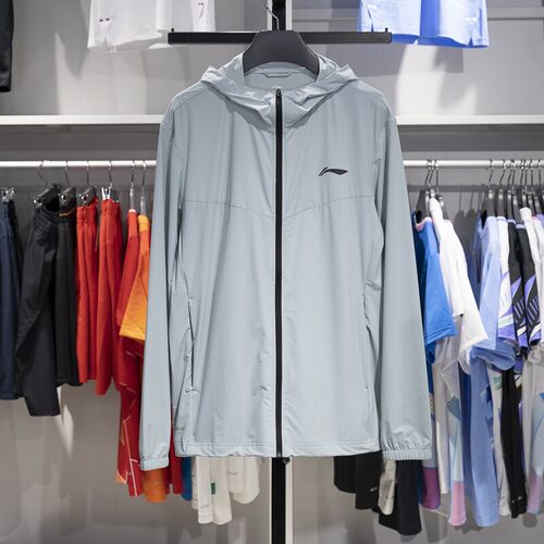 Lining/李宁正品跑步系列男子冰感舒适防晒休闲运动外套AFDT185