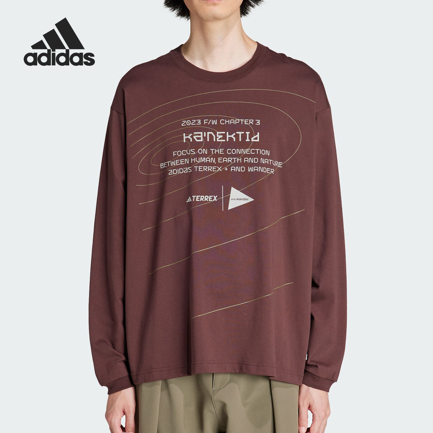 Adidas/阿迪达斯情侣长袖T恤
