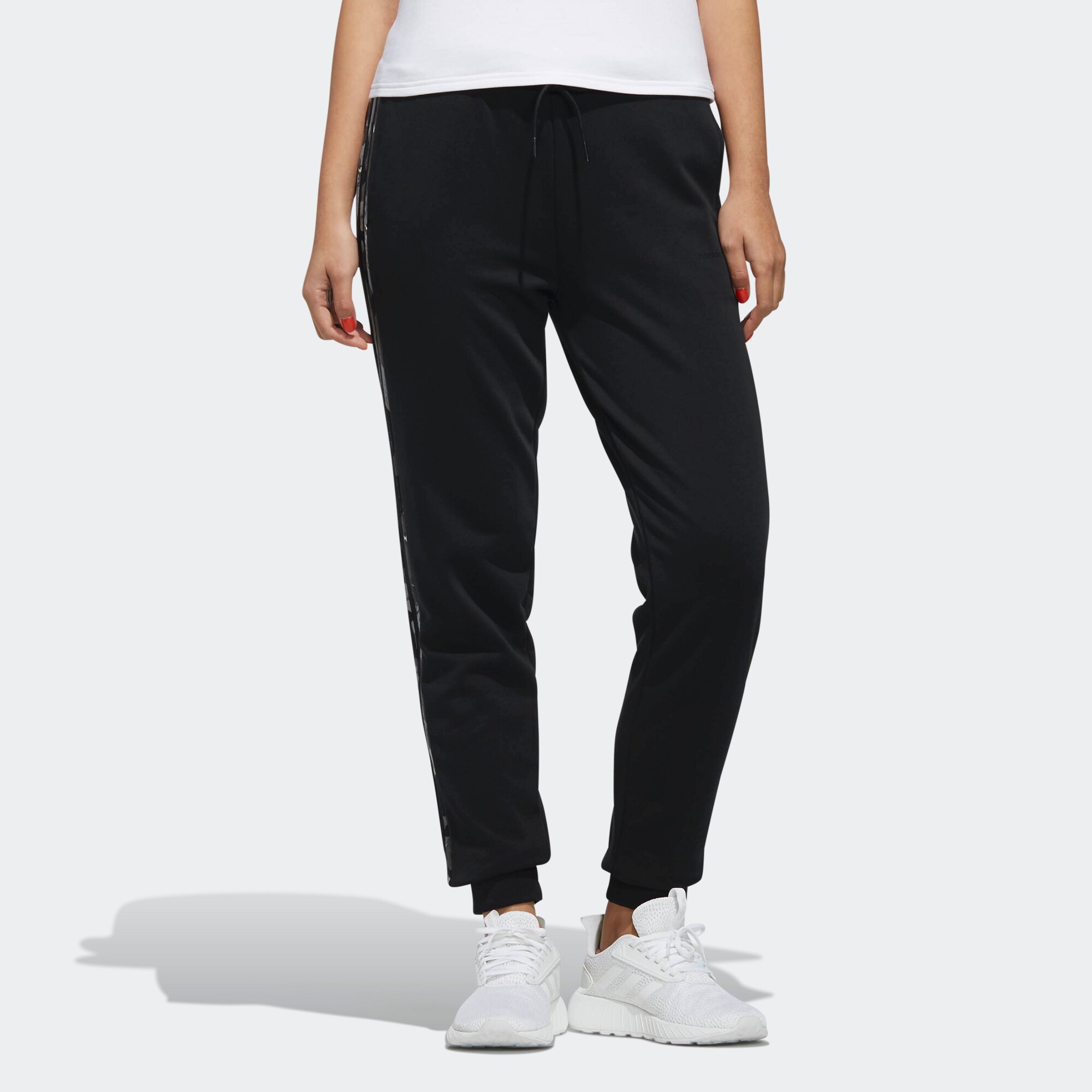 Adidas/阿迪达斯正品 W TRACK PANT 女子休闲运动小脚长裤DZ7617