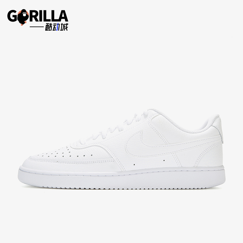 Nike/耐克正品Court Vision 1男士系带透气低帮板鞋CD5463-100