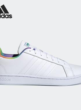 Adidas/阿迪达斯正品 neo GRAND COURT 男子低帮休闲运动鞋H01055