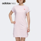 Disney唐老鸭女子运动休闲裙子 neo GJ5571 阿迪达斯正品 Adidas