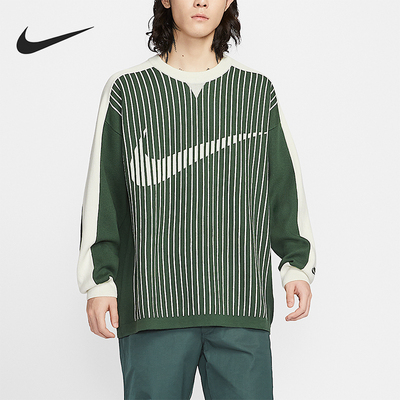Nike/耐克正品2026年男士条纹宽松休闲经典针织毛衣II1197-323
