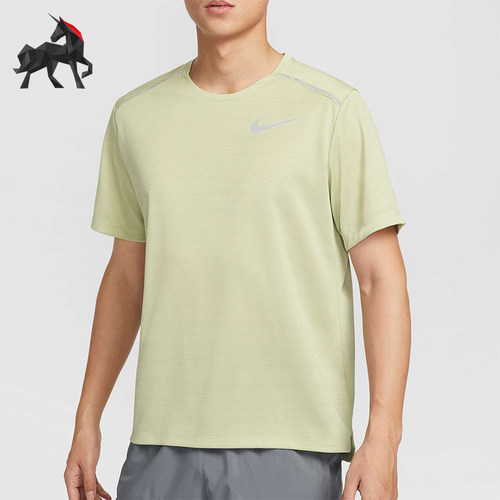 Nike/耐克正品2025夏季款男士透气跑步运动训练短袖AJ7566-371
