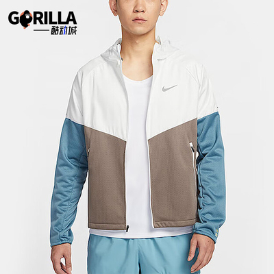 Nike/耐克正品新款男士拒水跑步运动休闲拼接夹克HV8222-121